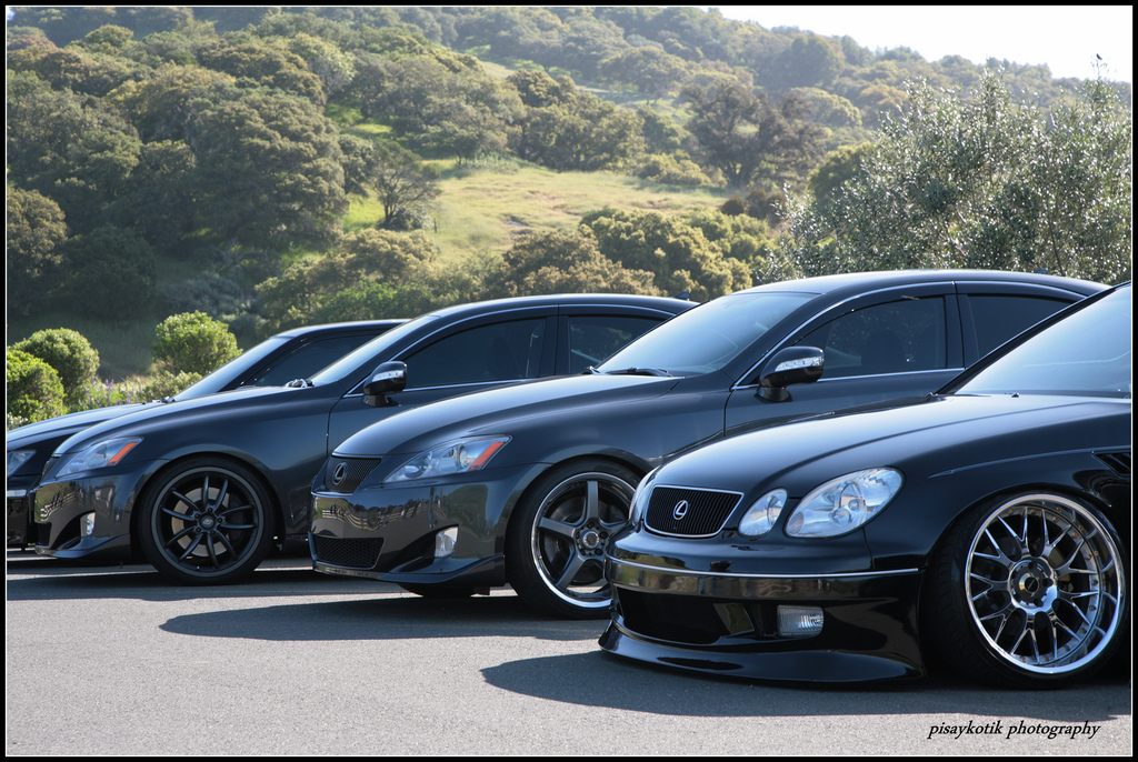 photo 15 Lexus GS 400 custom wheels Weds Kranze ERM 19x9.5, ET -19, tire size 215/35 R19. 19x11.5 ET-51 255/35 R19