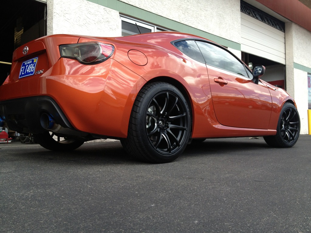 photo 1 Scion FR-S custom wheels Traklite Angle 18x9.0, ET +40, tire size X R18. x ET