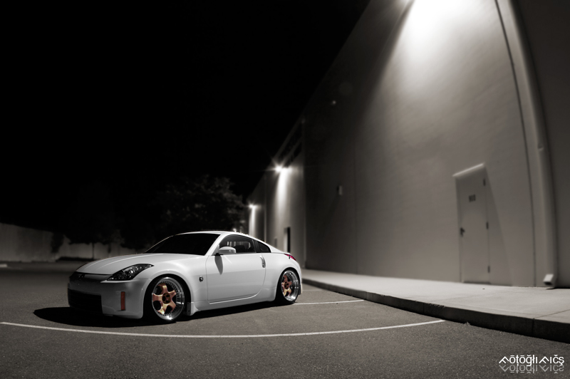 photo 2 Nissan 350Z custom wheels Work Meister S1 19x9.5, ET +24, tire size 245/35 R19. 19x10.5 ET+23 285/35 R19