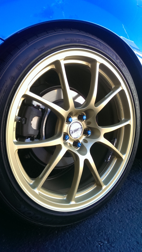 photo 1 Subaru BRZ custom wheels TWS T66-F 18x9.5, ET +45, tire size 255/35 R18. x ET 