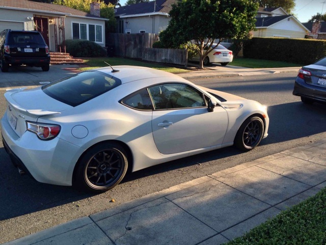 photo 4 Subaru BRZ custom wheels Volk Racing CE28N 17x9.0, ET +38, tire size X R17. x ET