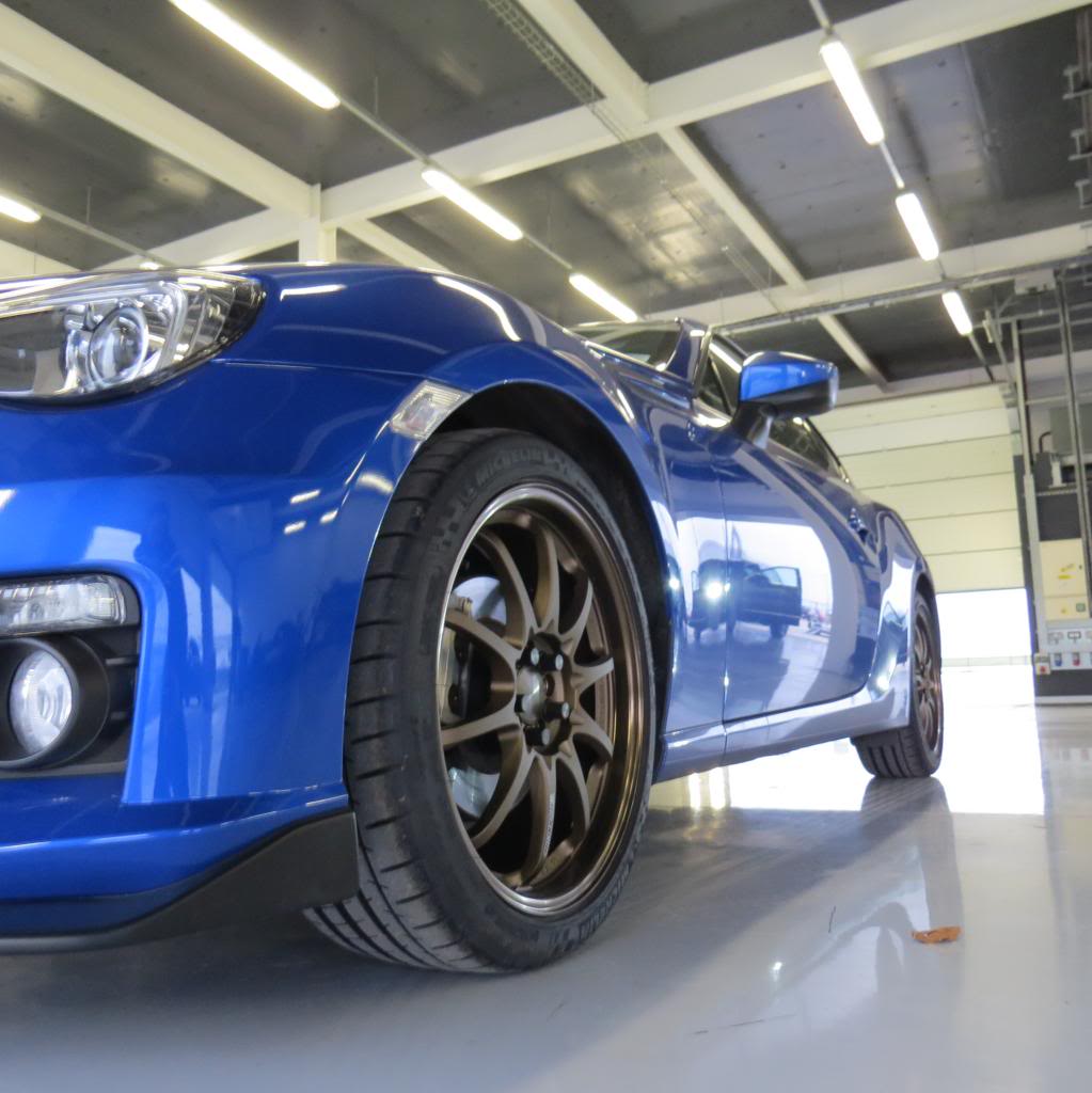 photo 2 Subaru BRZ custom wheels Volk Racing CE28 18x7.5, ET +47, tire size 225/40 R18. x ET 