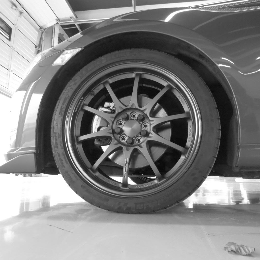 photo 4 Subaru BRZ custom wheels Volk Racing CE28 18x7.5, ET +47, tire size 225/40 R18. x ET 