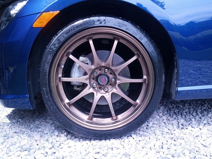 photo 1 Subaru BRZ custom wheels Volk Racing CE28N 18x8.5, ET +44, tire size 245/35 R18. x ET