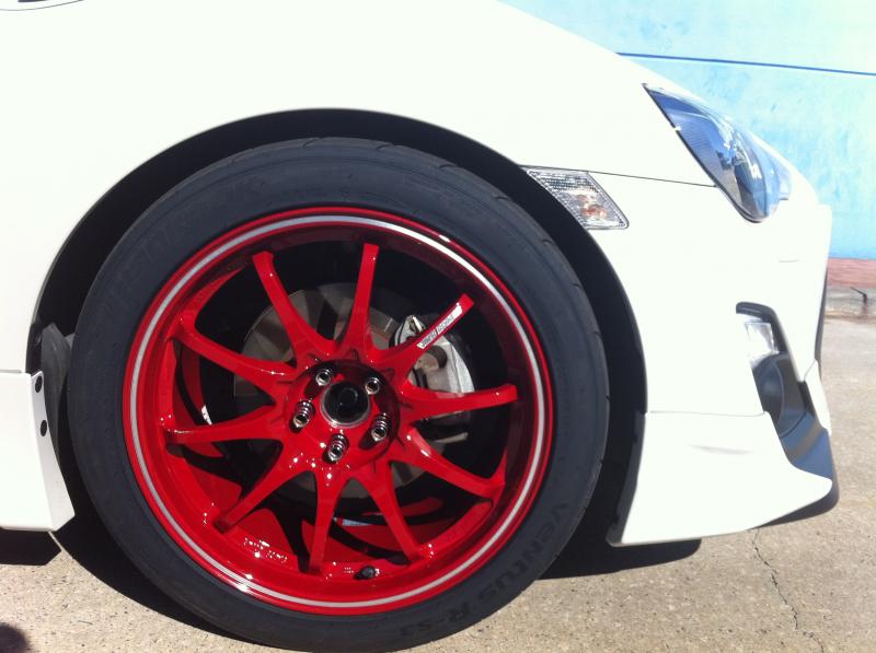 photo 1 Scion FR-S custom wheels Volk Racing CE28 18x9.0, ET +43, tire size 245/40 R18. x ET 