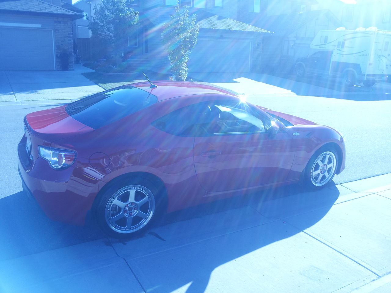 photo 6 Scion FR-S custom wheels Volk Racing GT-P 17x8.0, ET +50, tire size X R17. x ET