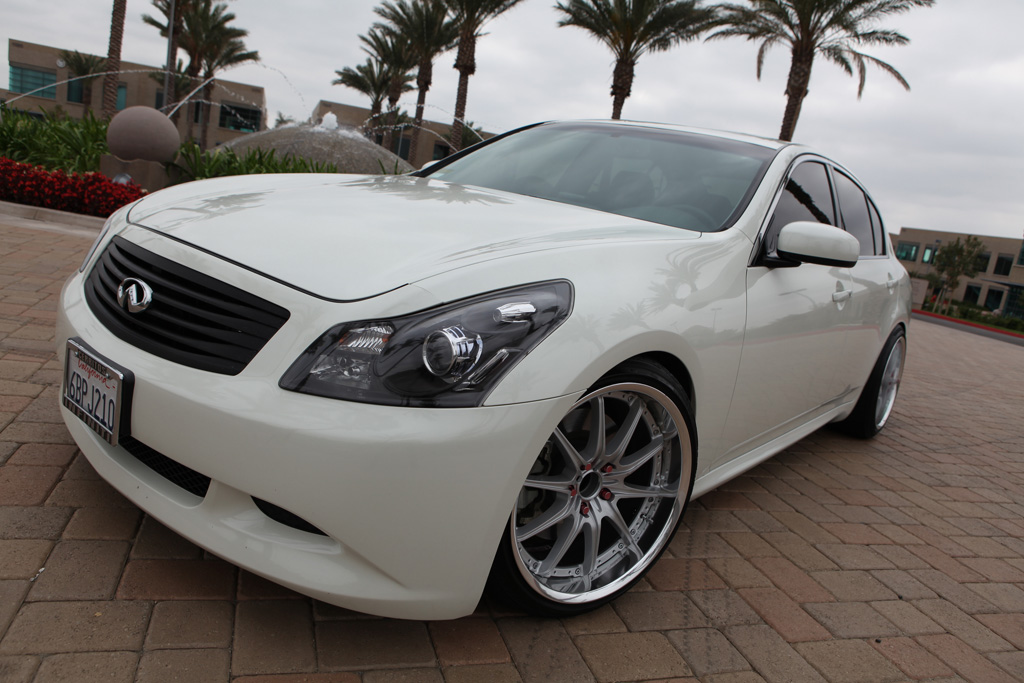 photo 6 Infiniti G35 custom wheels Rays Engineering Volk Racing GT-F 19x9.5, ET +17, tire size 225/40 R19. 19x10.5 ET+24 245/40 R19