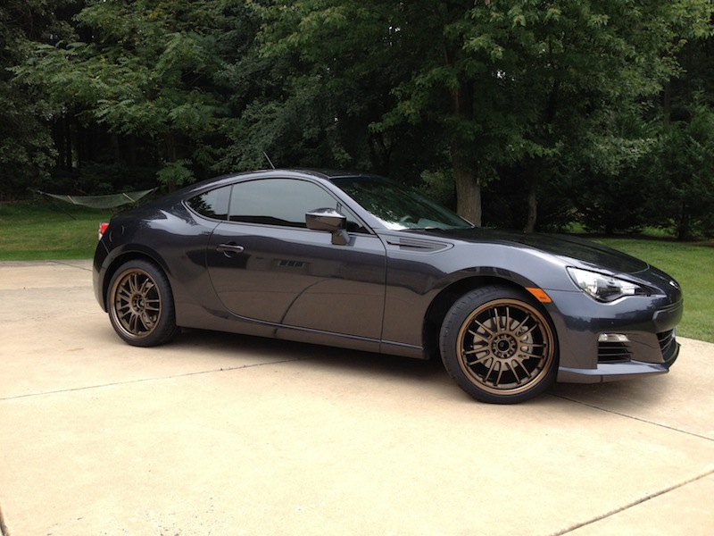 photo 2 Subaru BRZ custom wheels Volk Racing RE30 18x8.5, ET +44, tire size 225/40 R18. x ET 