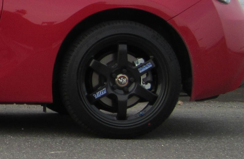 photo 1 Scion FR-S custom wheels Volk Racing TE37 17x7.5, ET +48, tire size X R17. x ET 