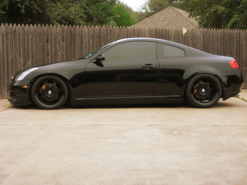 photo 1 Infiniti G35 custom wheels Work T1S 20x9.5, ET +7, tire size 225/35 R20. 20x10.5 ET+5 255/35 R20