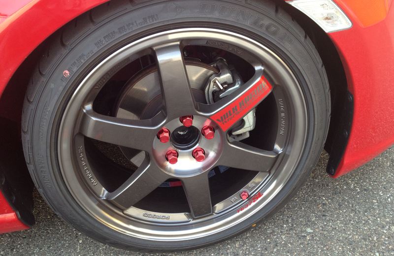 photo 1 Subaru BRZ custom wheels Volk Racing TE37 18x8.5, ET +45, tire size 225/40 R18. 18x9.5 ET+45 235/40 R18