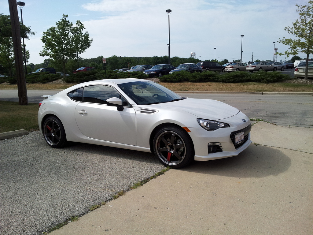 photo 1 Subaru BRZ custom wheels Volk Racing TE37 18x9.0, ET +45, tire size 225/40 R18. x ET