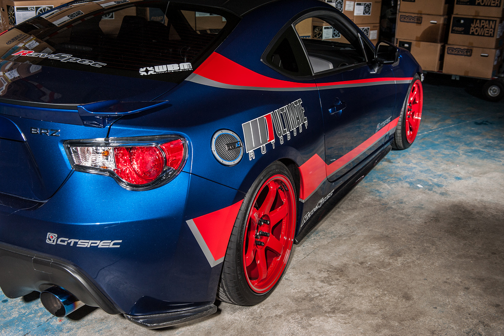 photo 4 Subaru BRZ custom wheels Volk Racing TE37 18x10.0, ET +44, tire size 245/35 R18. x ET 255/35 R