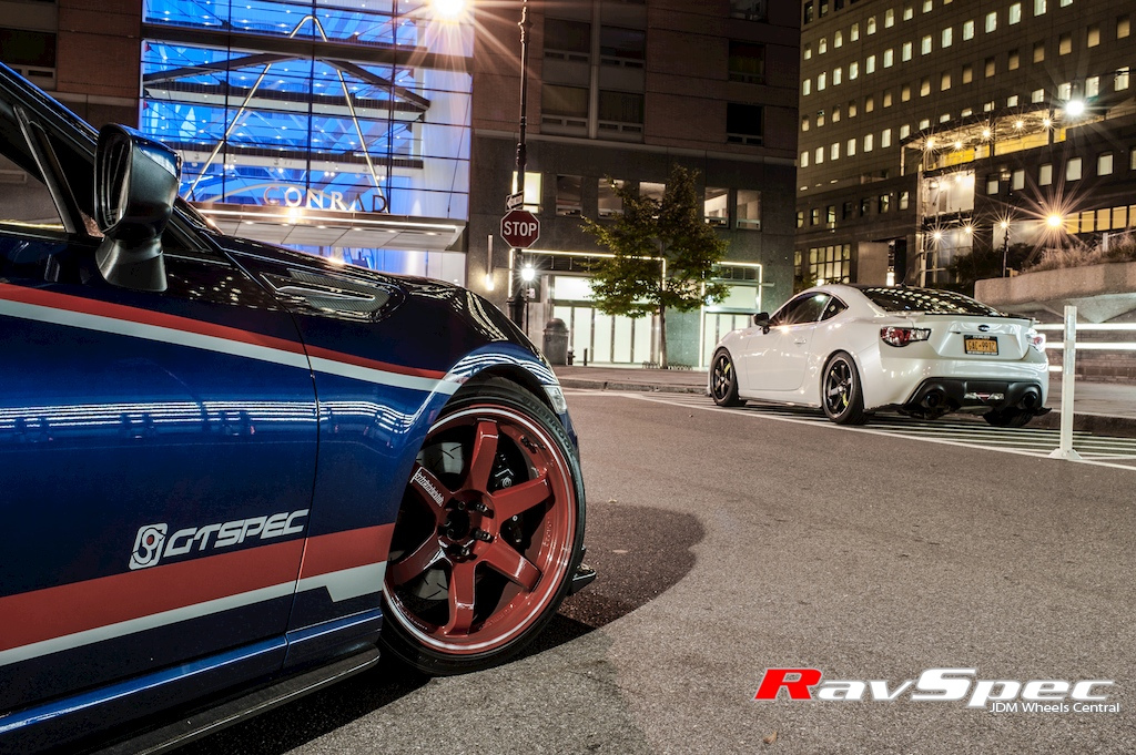 photo 5 Subaru BRZ custom wheels Volk Racing TE37 18x10.0, ET +44, tire size 245/35 R18. x ET 255/35 R