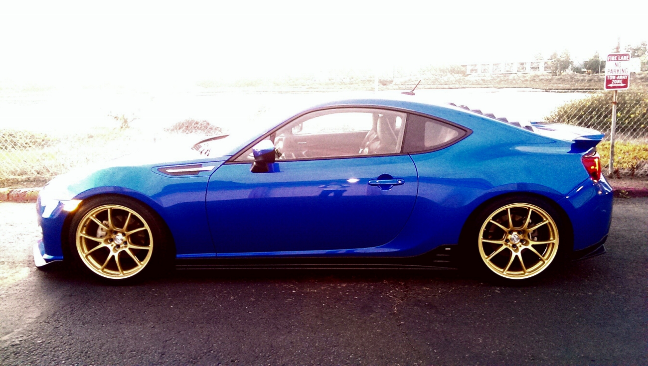 photo 5 Subaru BRZ custom wheels Volk Racing ZE40 18x9.5, ET +45, tire size 255/35 R18. x ET 