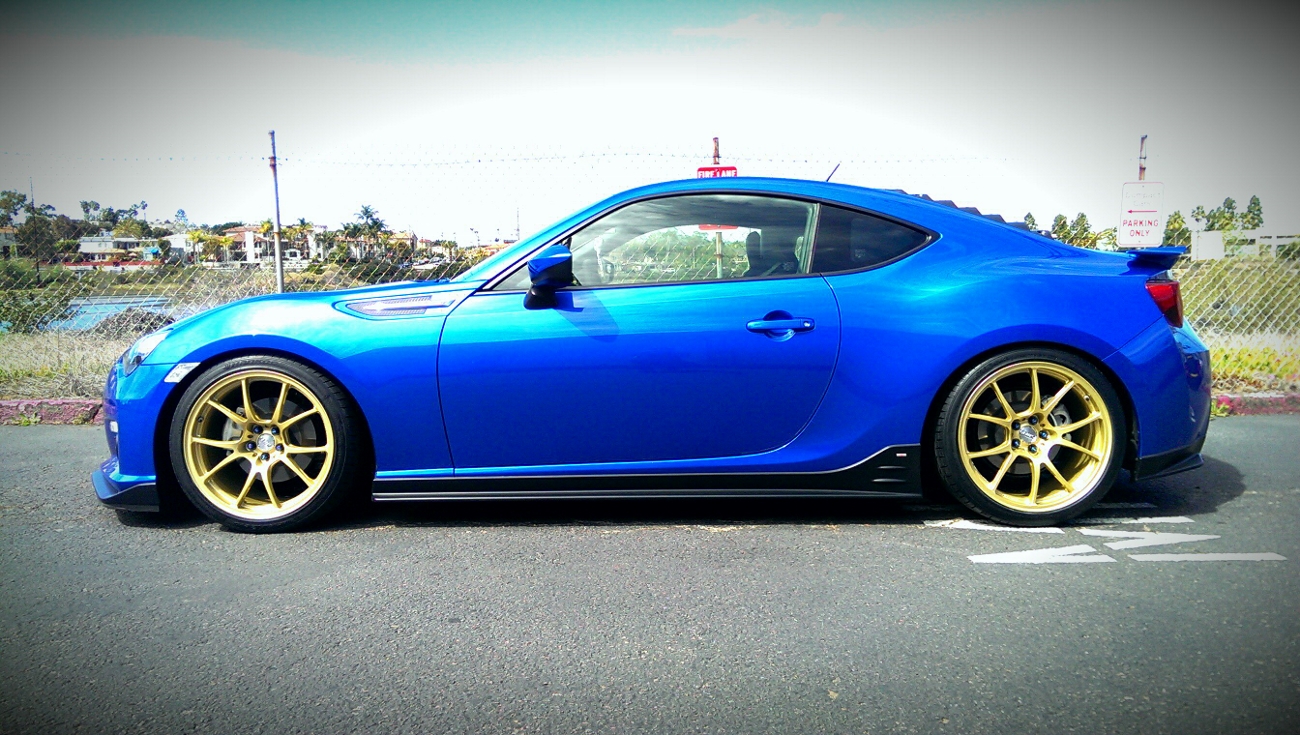 photo 8 Subaru BRZ custom wheels Volk Racing ZE40 18x9.5, ET +45, tire size 255/35 R18. x ET 