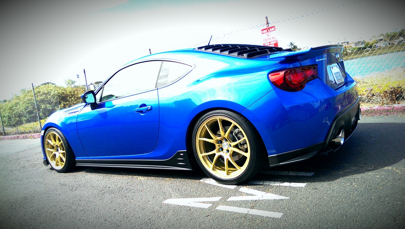 photo 1 Subaru BRZ custom wheels Volk Racing ZE40 18x9.5, ET +45, tire size 255/35 R18. x ET 
