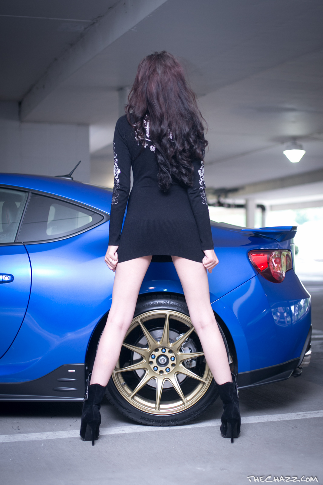 photo 4 Subaru BRZ custom wheels Volk Racing ZE40 18x9.5, ET +45, tire size 255/35 R18. x ET 