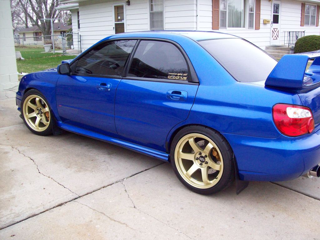 photo 3 Subaru Impreza WRX STi custom wheels Rota Grid 18x9.5, ET +33, tire size 245/40 R18. 18x9.5 ET+38 