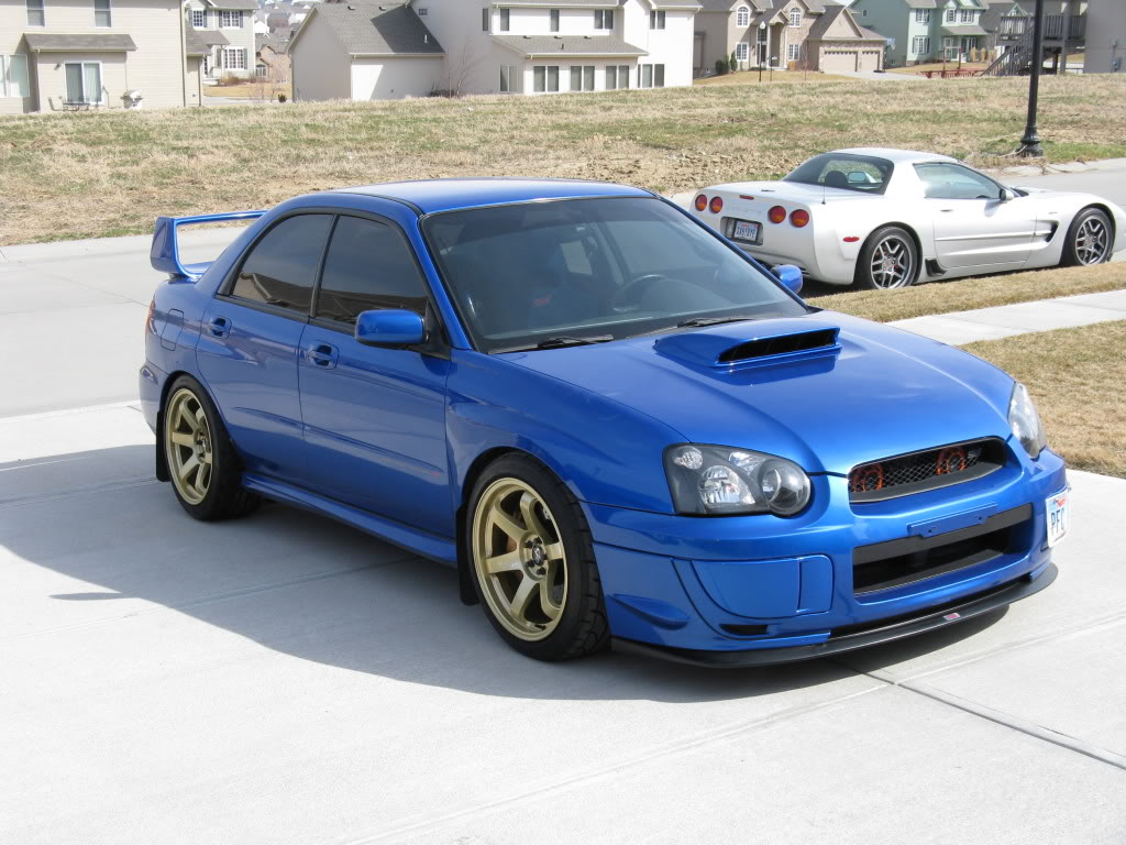 photo 6 Subaru Impreza WRX STi custom wheels Rota Grid 18x9.5, ET +33, tire size 245/40 R18. 18x9.5 ET+38 