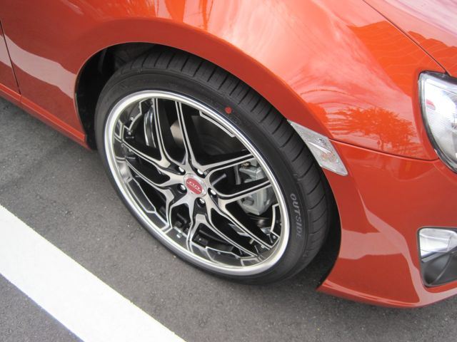 photo 1 Scion FR-S custom wheels WedsSport Bvillens TV-X 19x8.0, ET , tire size X R19. x ET 