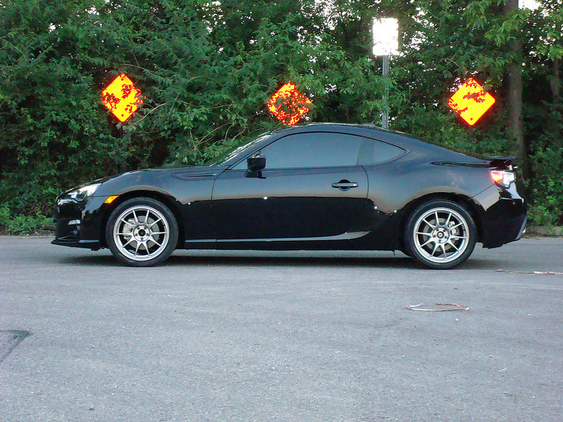 photo 2 Subaru BRZ custom wheels WedsSport TC105N 17x8.0, ET +42, tire size 235/40 R17. x ET 