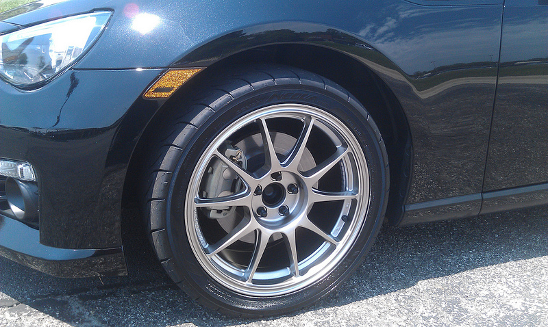 photo 1 Subaru BRZ custom wheels WedsSport TC105N 17x8.0, ET +42, tire size 235/40 R17. x ET 