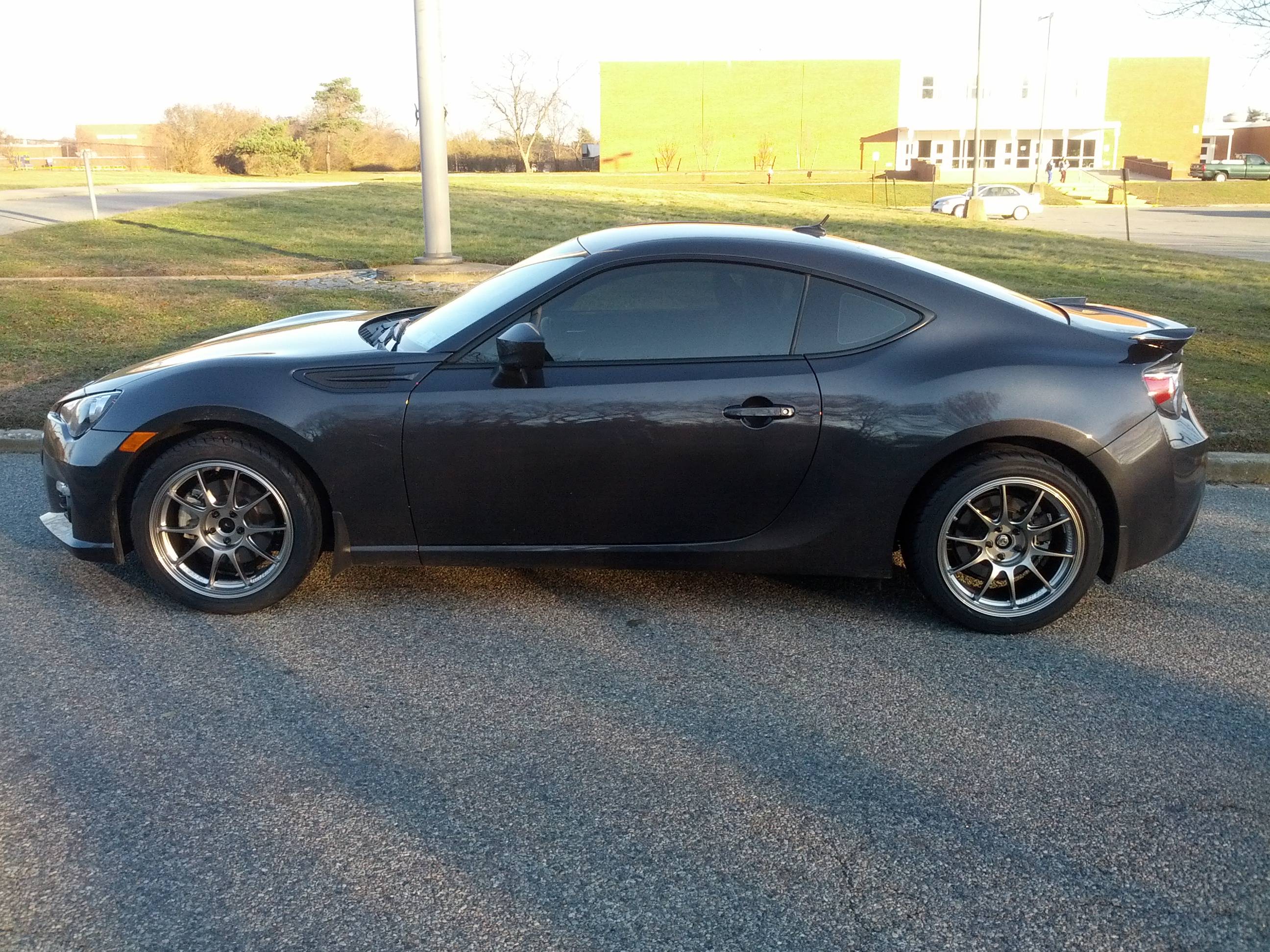 photo 1 Subaru BRZ custom wheels WedsSport TC105N 17x8.0, ET , tire size 235/40 R17. 17x9.0 ET 245/40 R17