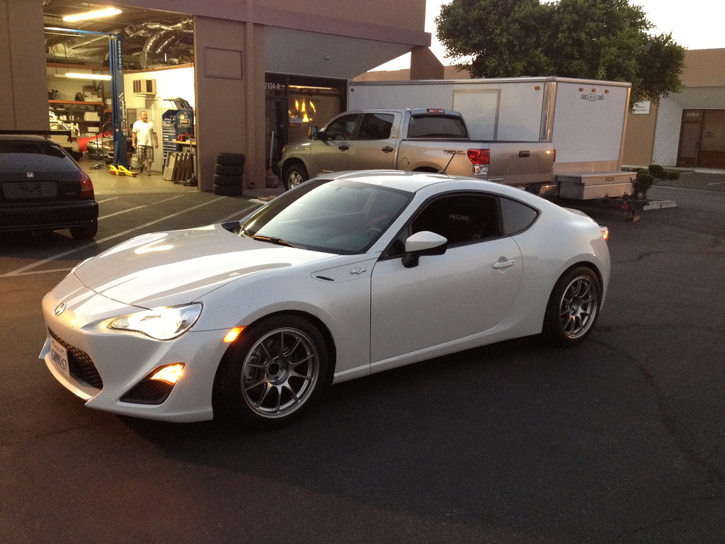 photo 1 Scion FR-S custom wheels WedsSport TC105N 17x9.0, ET +35, tire size 245/40 R17. x ET