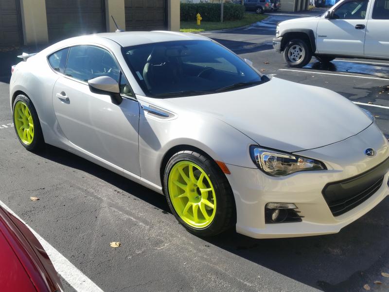 photo 5 Subaru BRZ custom wheels WedsSport TC105N 17x9.0, ET +35, tire size 245/40 R17. x ET 
