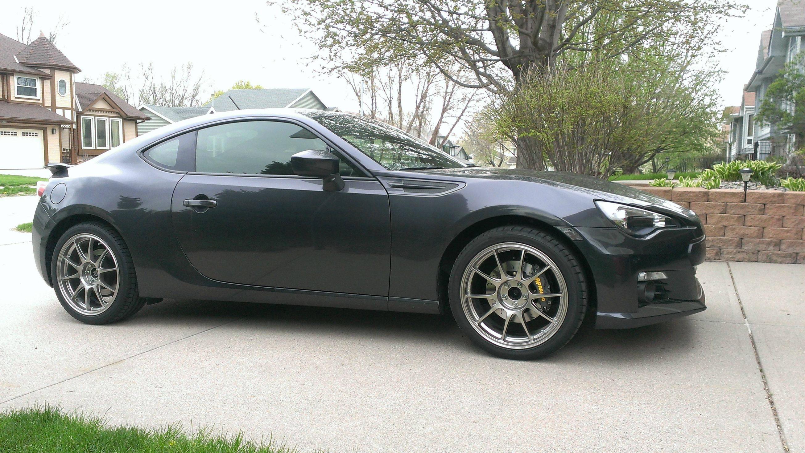 photo 2 Scion FR-S custom wheels WedsSport TC105N 18x8.0, ET +42, tire size 225/40 R18. x ET
