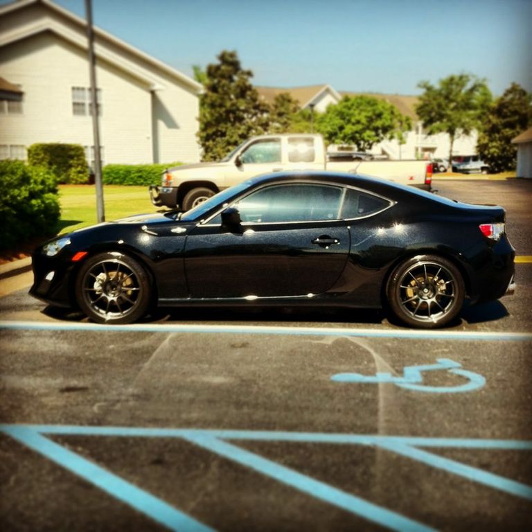 photo 3 Scion FR-S custom wheels WedsSport TC105N 18x8.5, ET +43, tire size 235/40 R18. 18x9.5 ET+35 255/35 R18