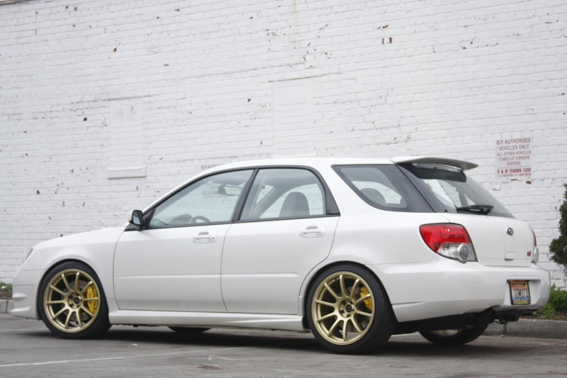 photo 6 Subaru Impreza WRX custom wheels Rota G-force 18x9.0, ET +35, tire size 225/40 R18. x ET