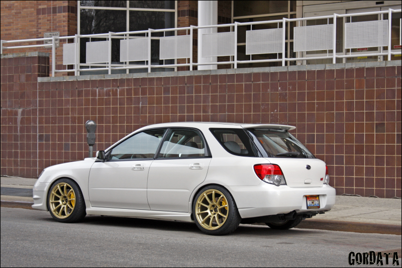 photo 9 Subaru Impreza WRX custom wheels Rota G-force 18x9.0, ET +35, tire size 225/40 R18. x ET
