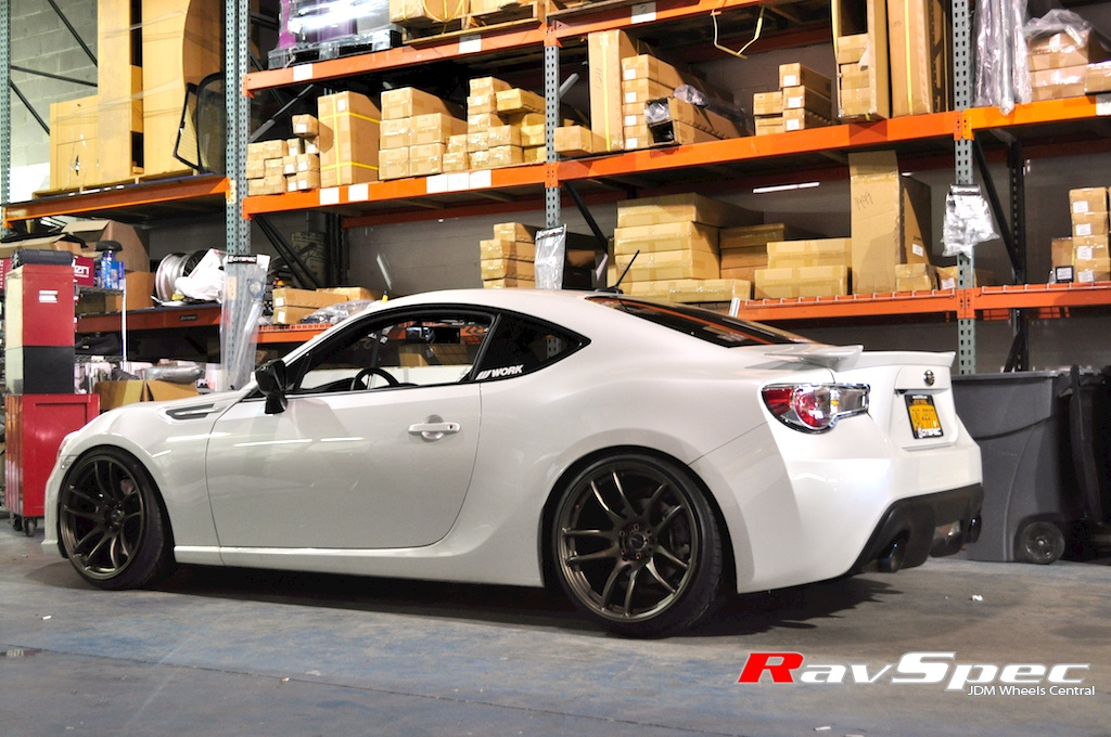 photo 4 Scion FR-S custom wheels Work Kiwami 19x10.5, ET +32, tire size 235/30 R19. x ET 