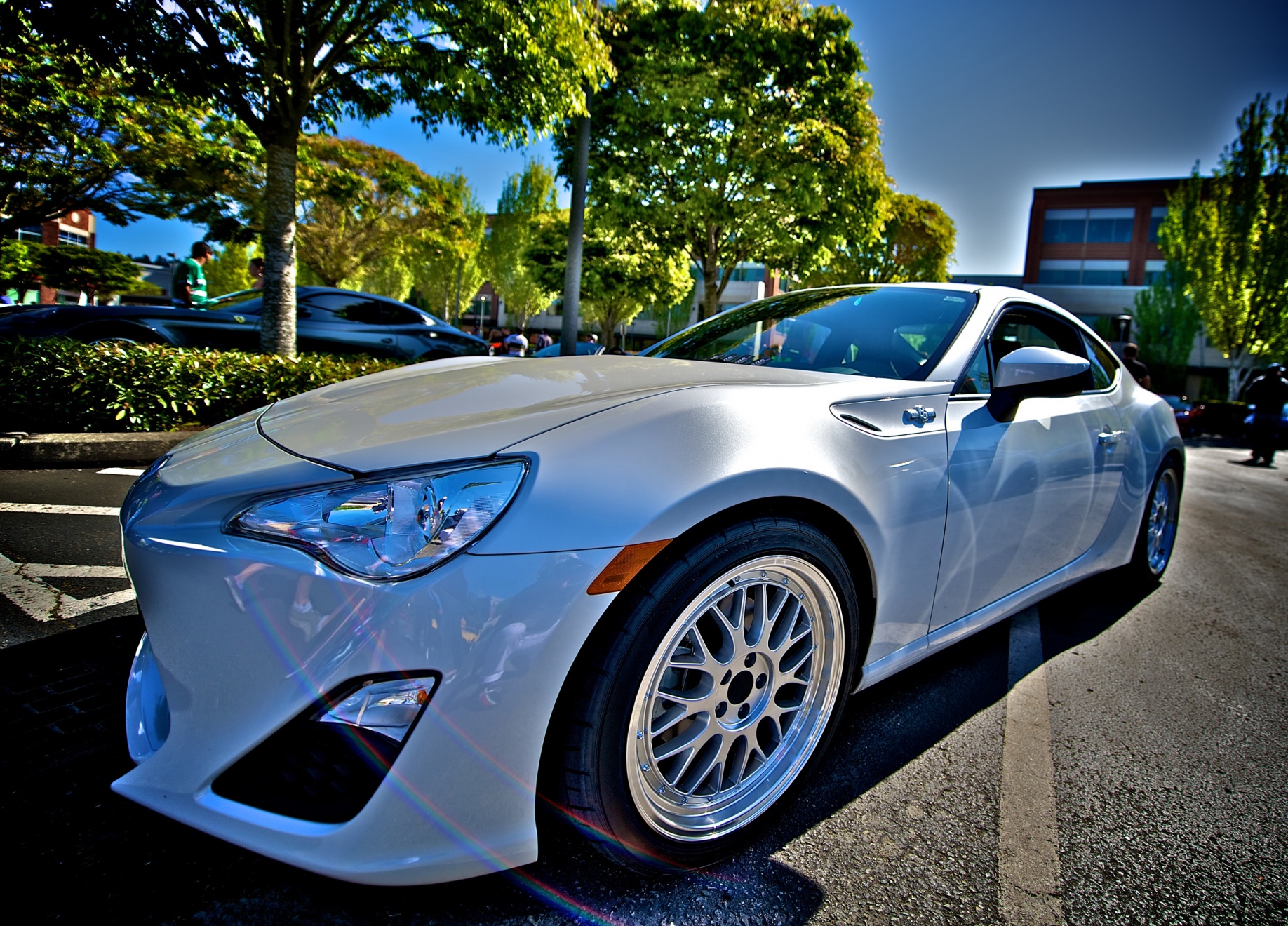 photo 1 Scion FR-S custom wheels Work Emotion XD9 18x8.0, ET +40, tire size 235/40 R18. x ET 