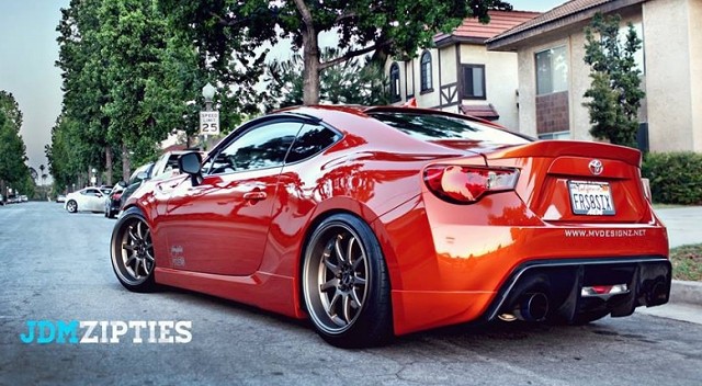 photo 3 Scion FR-S custom wheels Work Work Emotion XD9 18x10.0, ET +38, tire size 235/40 R18. x ET