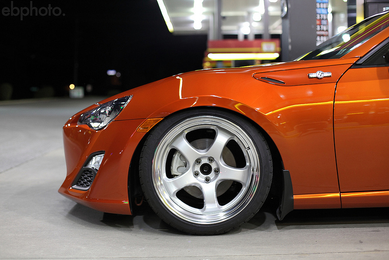 photo 1 Scion FR-S custom wheels Work Meister S1R 18x9.5, ET +25, tire size 225/40 R18. x ET 
