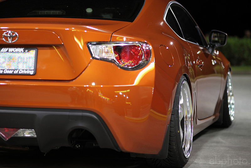 photo 3 Scion FR-S custom wheels Work Meister S1R 18x9.5, ET +25, tire size 225/40 R18. x ET 