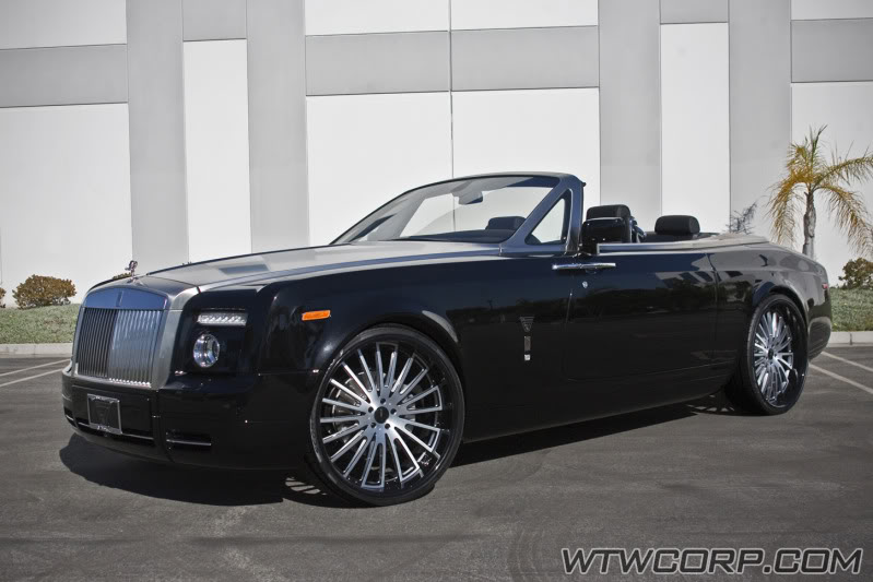 photo 5 Rolls-Royce Phantom Drophead Coupe custom wheels Giovanna Sicily 26x, ET , tire size X R26. x ET