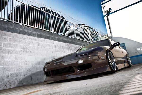 photo 1 Nissan S13 custom wheels Work Euroline N2 17x9.0, ET 0, tire size 215/40 R17. 18x10.0 ET+6 235/40 R18