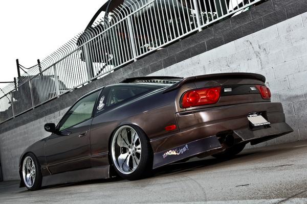 photo 2 Nissan S13 custom wheels Work Euroline N2 17x9.0, ET 0, tire size 215/40 R17. 18x10.0 ET+6 235/40 R18