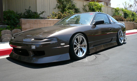 photo 4 Nissan S13 custom wheels Work Euroline N2 17x9.0, ET 0, tire size 215/40 R17. 18x10.0 ET+6 235/40 R18