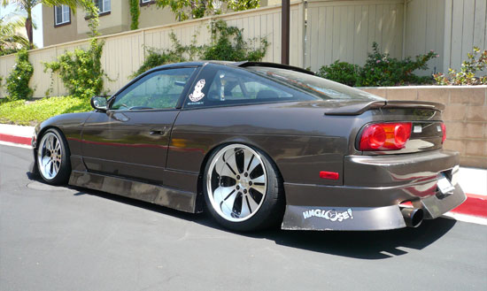 photo 5 Nissan S13 custom wheels Work Euroline N2 17x9.0, ET 0, tire size 215/40 R17. 18x10.0 ET+6 235/40 R18