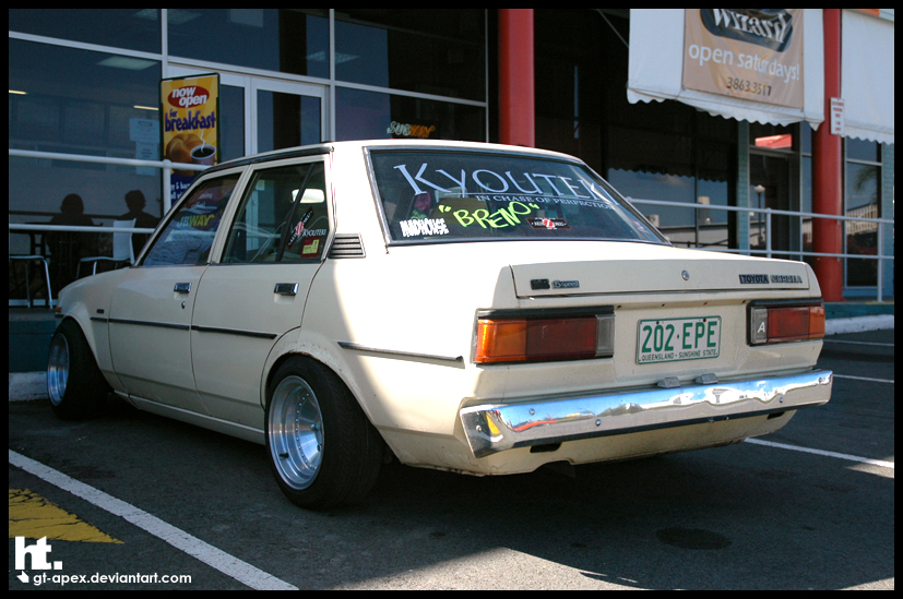 photo 1 Toyota Corolla custom wheels  centrelines 13x7.0, ET -36, tire size 165/55 R13. x ET 