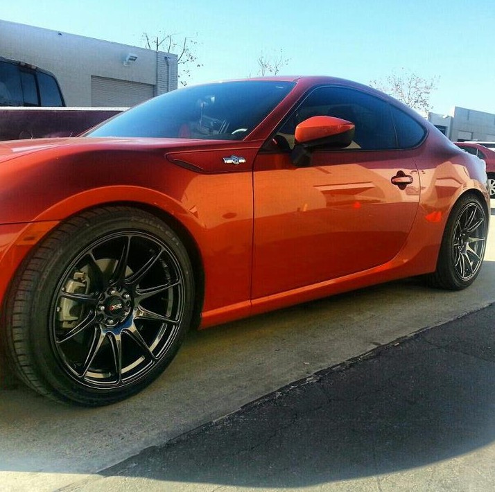 photo 1 Scion FR-S custom wheels XXR 527 18x8.75, ET +35, tire size X R18. x ET
