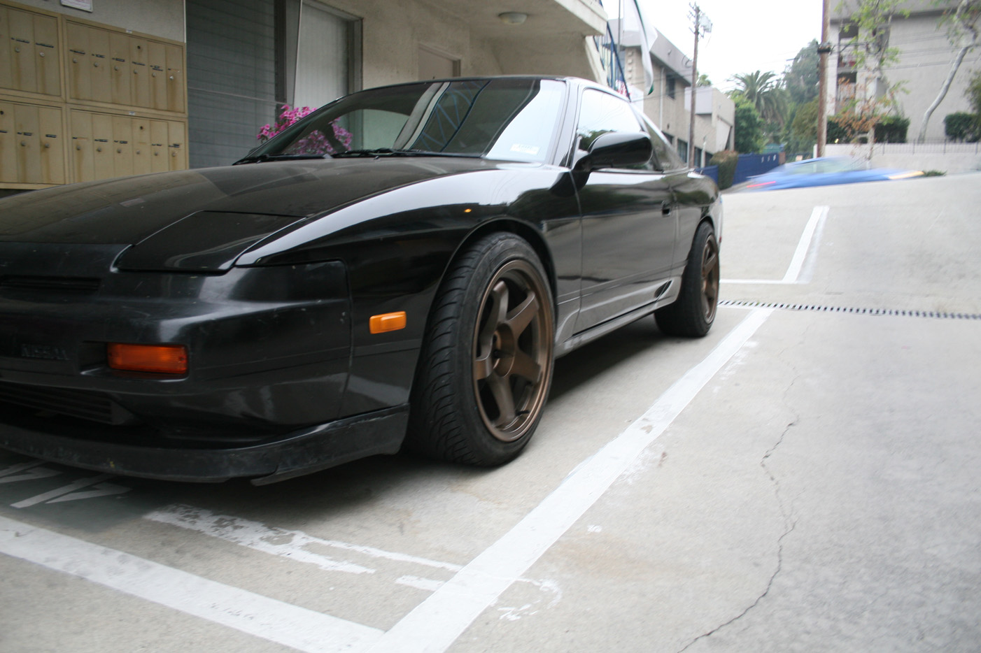 photo 6 Nissan S13 custom wheels Rota P45R 17x9.0, ET +12, tire size 225/45 R17. 17x9.5 ET+12 235/45 R17
