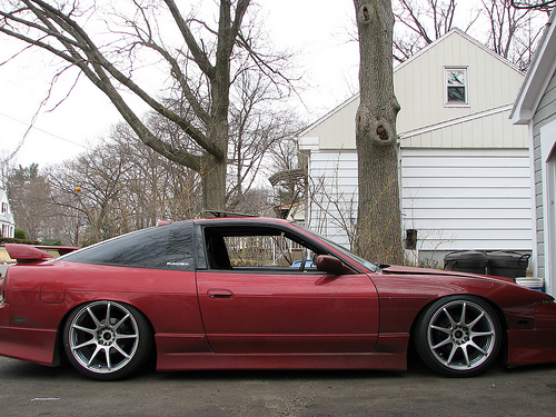 photo 1 Nissan S13 custom wheels Weds SA70 17x9.0, ET 0, tire size 215/40 R17. 18x10.0 ET+10 225/40 R18