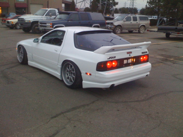 photo 2 Mazda RX-7 custom wheels Work Emotion XD9 17x9.5, ET -8, tire size 215/40 R17. 17x9.5 ET+7 235/40 R17