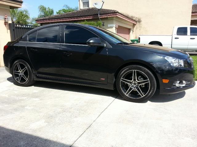 photo 1 Chevrolet Cruze custom wheels Ultra Platinum 18x8.0, ET +45, tire size 245/45 R18. x ET